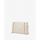 Borsa a spalla trapuntata Embossed avorio