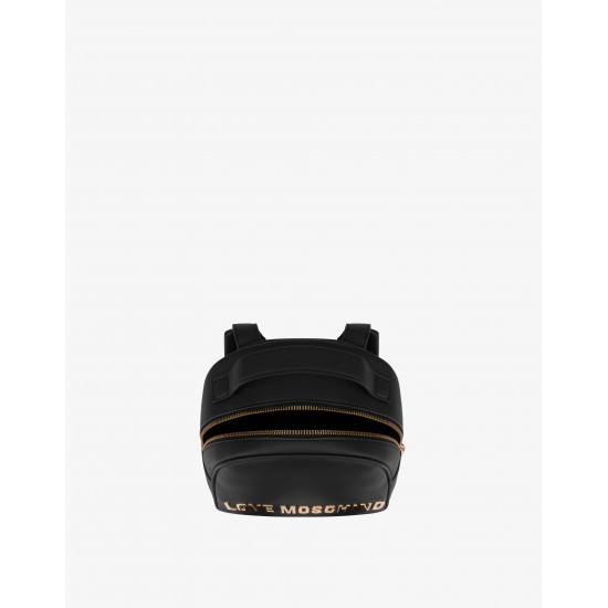 Zaino Maxi Lettering nero