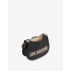 Borsa hobo con logo nero