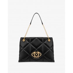 Shopper trapuntata Embossed nero