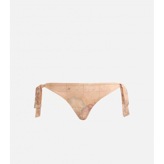 Costume fascia imbottita e slip stampa Geo Classic