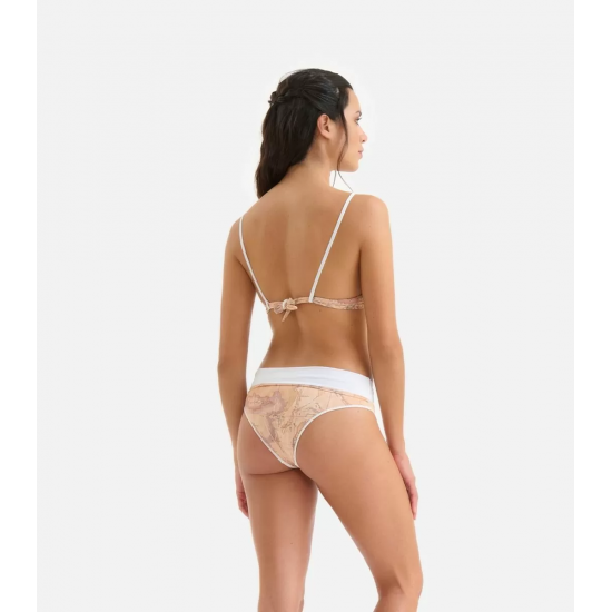 Slip mare con risvolto stampa Geo Classic