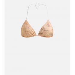 Costume triangolo imbottito e slip stampa Geo Classic