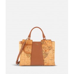 Geo Classic Borsa a mano piccola con inserto centrale