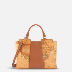 Geo Classic Borsa a mano piccola con inserto centrale