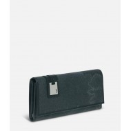 Geo Black Portafogli grande con tasca