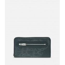 Geo Black Portafogli grande con zip