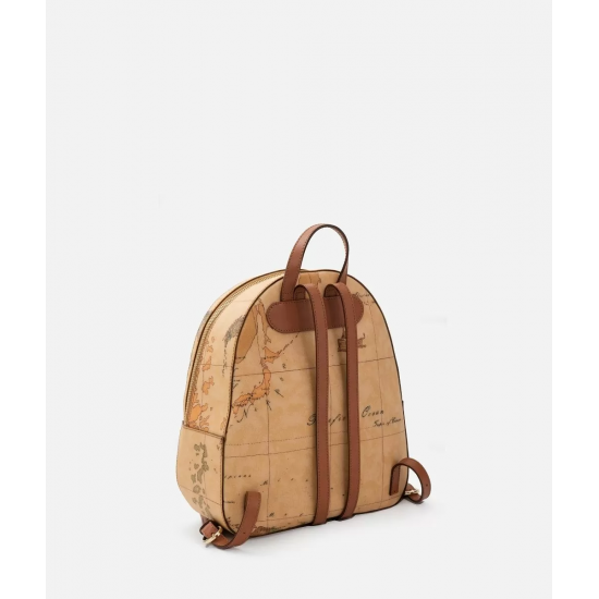 Geo Classic zaino con inserti frontali in pelle