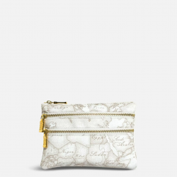 Geo White Pochette media con tasche