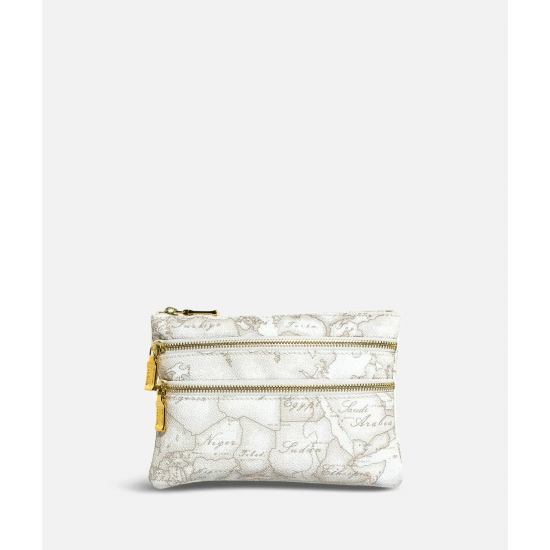 Geo White Pochette media con tasche