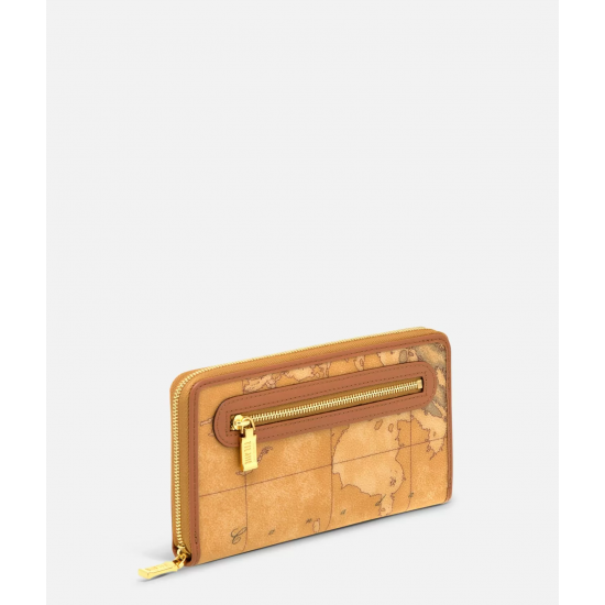 Geo Classic Portafogli grande con zip e tasca