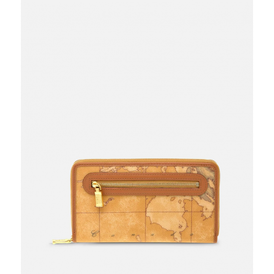 Geo Classic Portafogli grande con zip e tasca