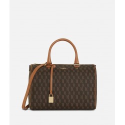 Monogram Bauletto con tracolla Cuoio