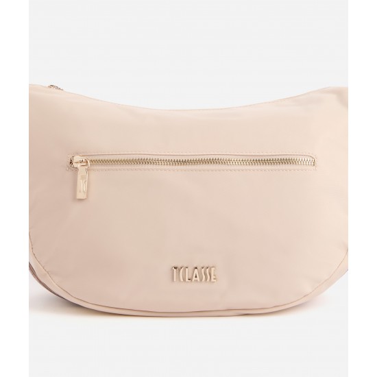 Breeze Nylon tracolla a mezzaluna piccola Sabbia