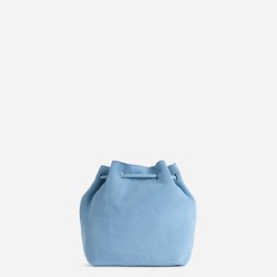 Tribal Leather borsa secchiello Azzurro Cielo