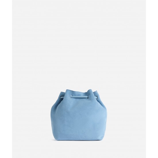 Tribal Leather borsa secchiello Azzurro Cielo