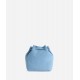 Tribal Leather borsa secchiello Azzurro Cielo
