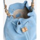 Tribal Leather borsa secchiello Azzurro Cielo