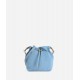 Tribal Leather borsa secchiello Azzurro Cielo