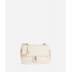Bay Lock Bag tracolla in pelle striata Conchiglia