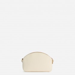Aura Bag tracollina doppia zip Avorio