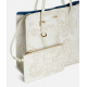 Diana Bag borsa shopping con bustina di servizio Geo White