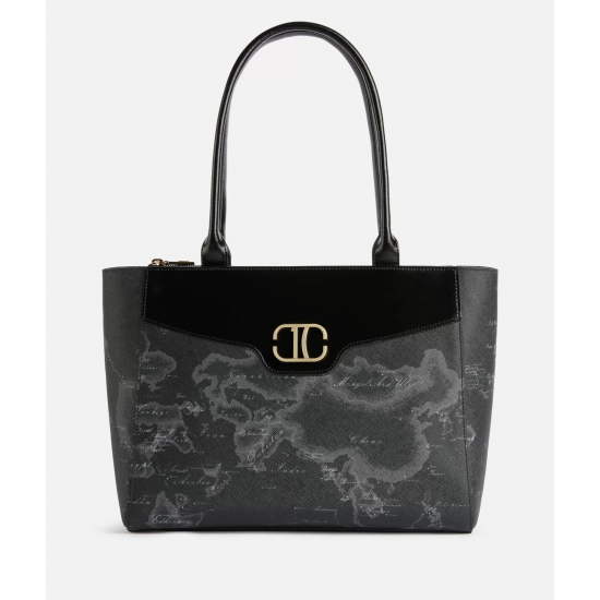 Geo Noir borsa shopping Nera