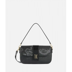Idol Bag baguette con tracolla Nera