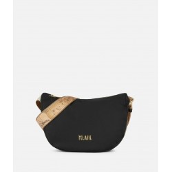 Stormy Nylon tracolla a mezzaluna piccola Nera