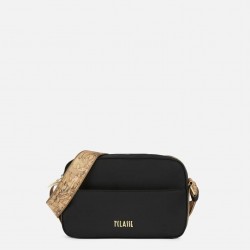 Stormy Nylon tracolla reporter Nera