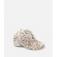 Cappellino da baseball in misto lino Geo Safari