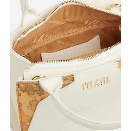 Java City borsa a mano piccola Avorio