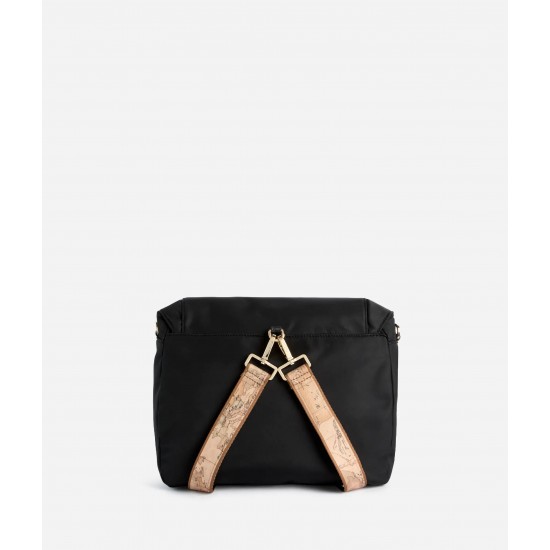 Stormy Nylon tracolla-zaino Nera