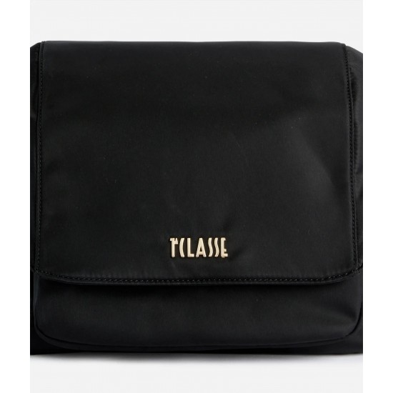 Stormy Nylon tracolla-zaino Nera