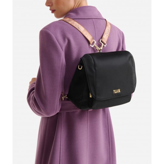 Stormy Nylon tracolla-zaino Nera