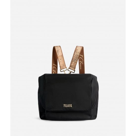 Stormy Nylon tracolla-zaino Nera