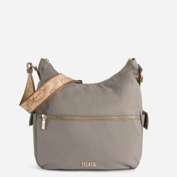 Stormy Nylon sottospalla doppia portabilità Tortora