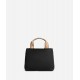 Puffy Nylon borsa a mano piccola Nera