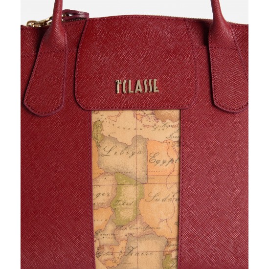 Windy City borsa a mano grande Rosso Acero