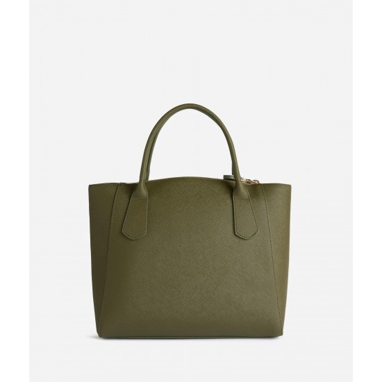 Windy City borsa a mano grande Verde Muschio