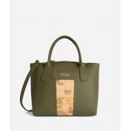 Windy City borsa a mano grande Verde Muschio