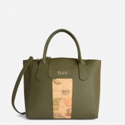 Windy City borsa a mano grande Verde Muschio