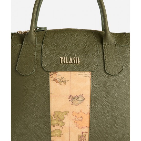 Windy City borsa a mano grande Verde Muschio