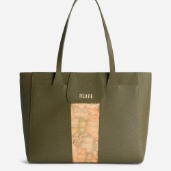 Windy City borsa shopping grande Verde Muschio