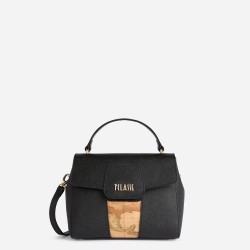 Windy City borsa a mano con patta Nera