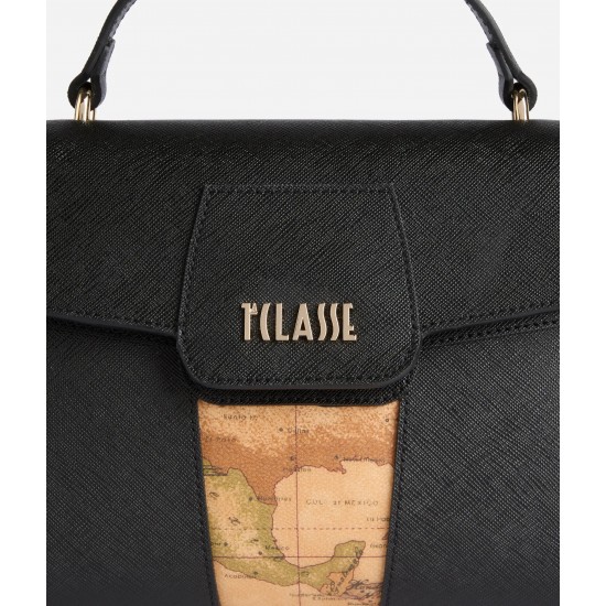 Windy City borsa a mano con patta Nera