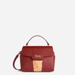 Windy City borsa a mano con patta Rosso Acero