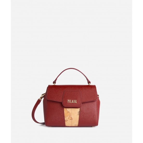 Windy City borsa a mano con patta Rosso Acero