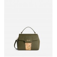 Windy City borsa a mano con patta Verde Muschio