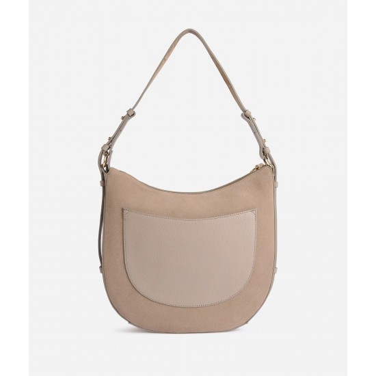 Wild Leather sottospalla doppia portabilità Greige